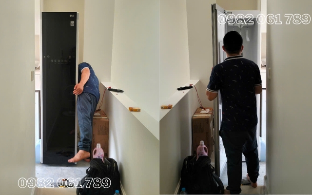 sửa tủ giặt hấp sấy LG Styler